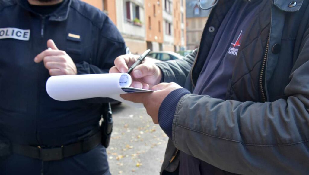 Prise de témoignage incendie